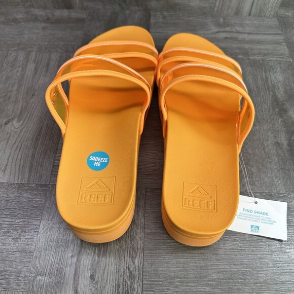 Reef Vista Hi Energy Women's size 8 Orange Cushion Comfort Sandals - Picture 6 of 8
